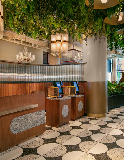 The Moxy LES, check-in