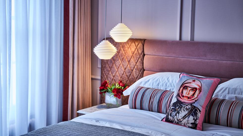 A rosy-hued suite at The Lost Poet