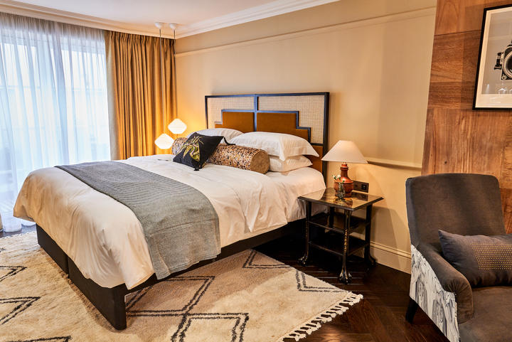 A bedroom at the Lost Poet